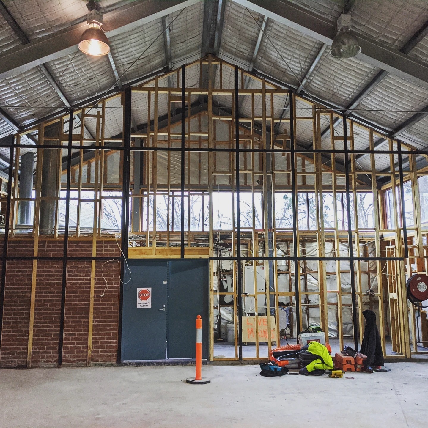 Deconstructors Demolition, Victoria - This week we've been stripping out wall linings of the gymnasium building at Williamstown Primary School for Insuraplex #demolition #construction #restoration #building
